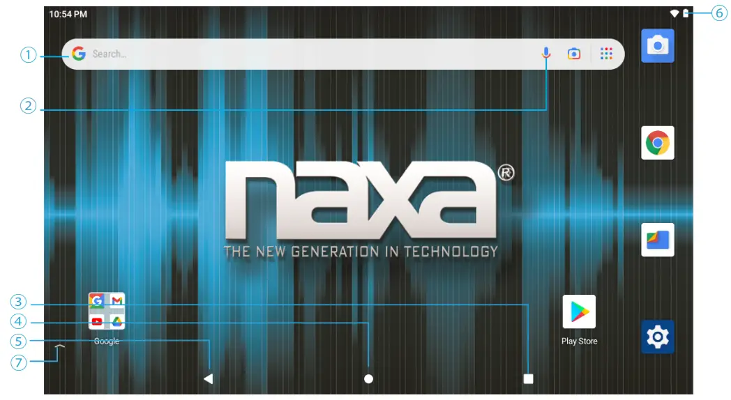 naxa NID-7056 7 Inch Core Android 11 Tablet - Fig 12