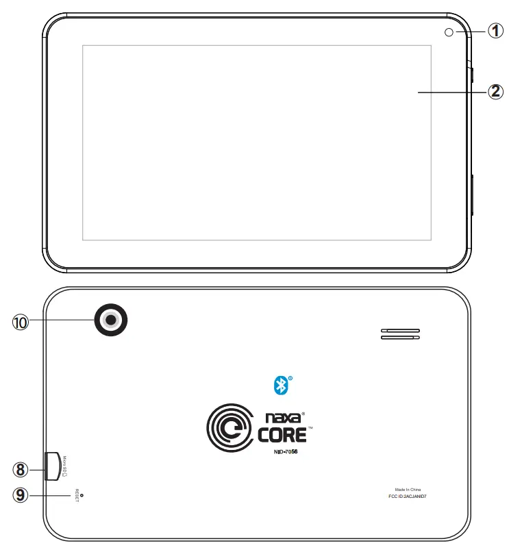 naxa NID-7056 7 Inch Core Android 11 Tablet - Fig 2