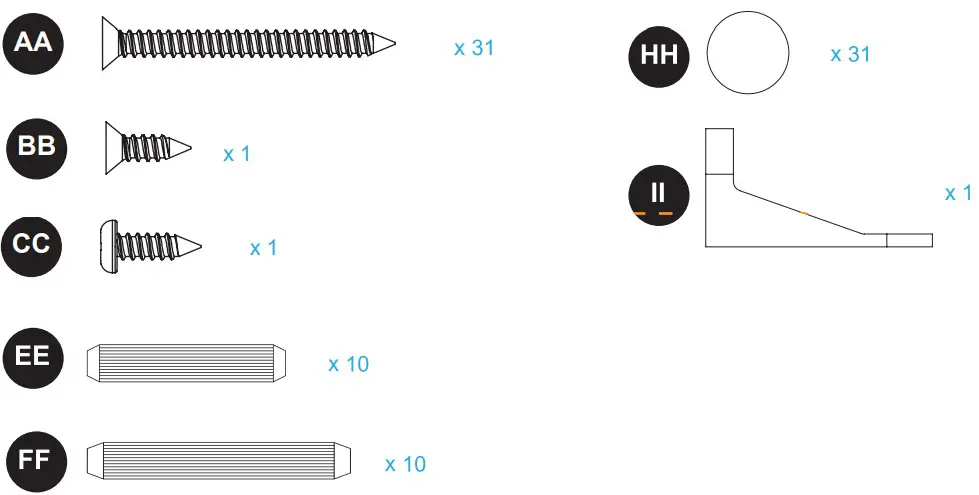 Style SELECTIONS CL22 119CR W 9 Cube Corner Organizer - FIGURE 3