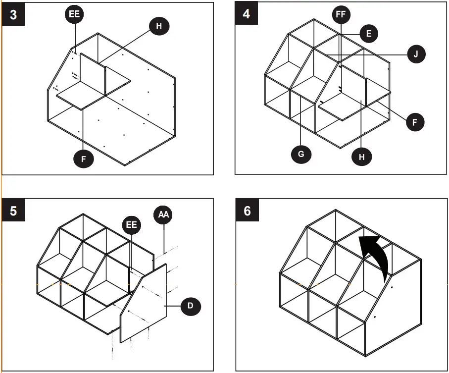 Style SELECTIONS CL22 119CR W 9 Cube Corner Organizer - FIGURE 7