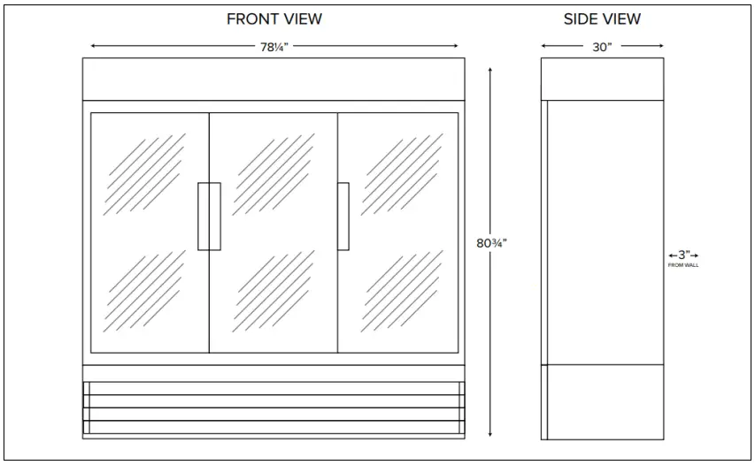 NEXEL 243037 Merchandiser Refrigerator-FIG2