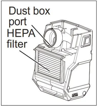 milwaukee 2912-DE M18 HAMMERVAC Dedicated Dust Extractor - ASSEMBLY 1