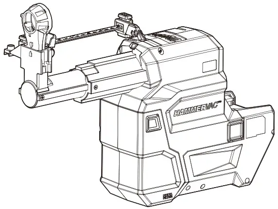 milwaukee 2912-DE M18 HAMMERVAC Dedicated Dust Extractor - cover