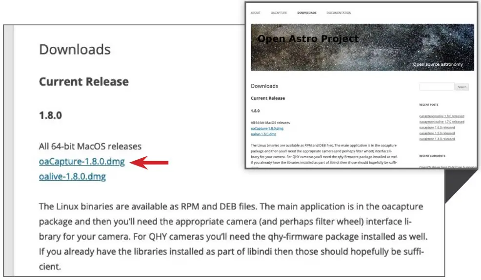 oaCapture Software Installation