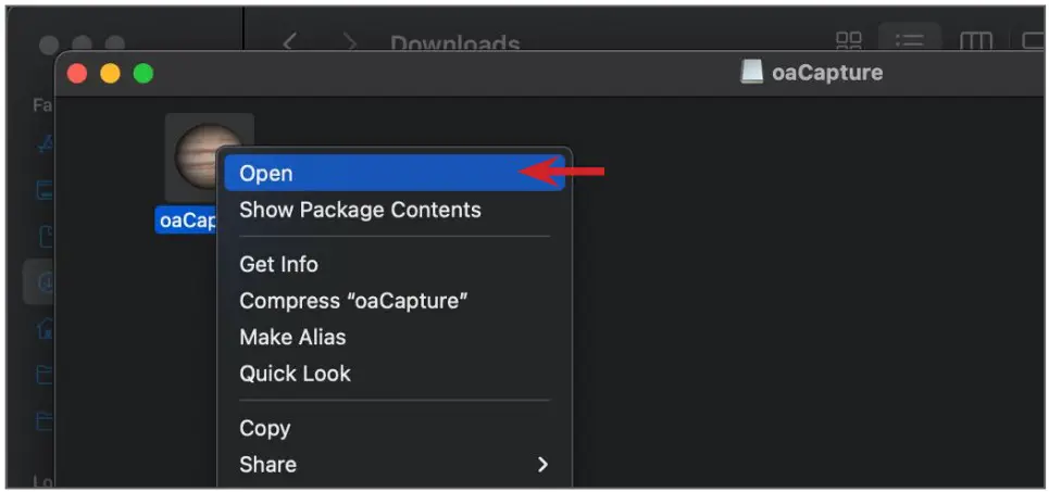 oaCapture Software Installation