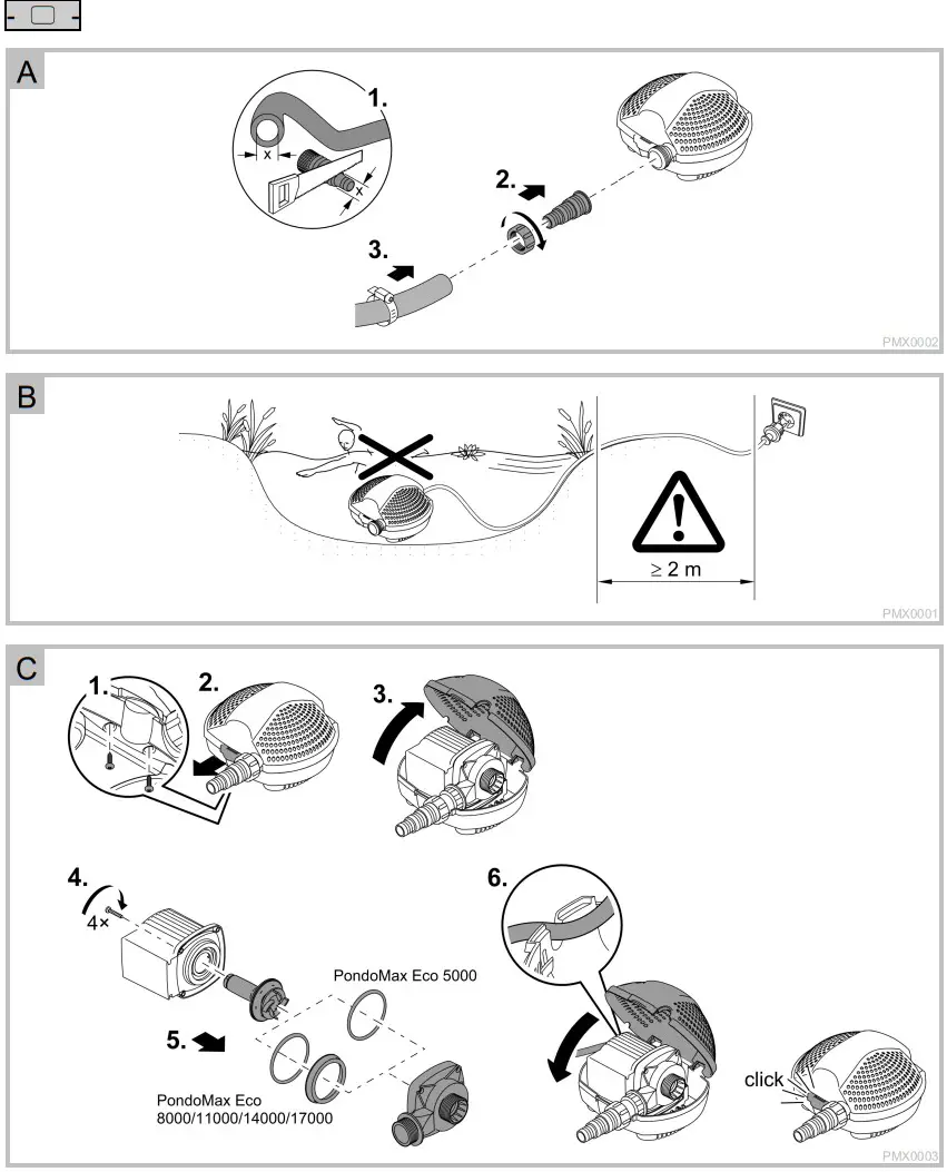 Oase 5000 AquaMax Eco Dual Intake Pumps - Figure 1