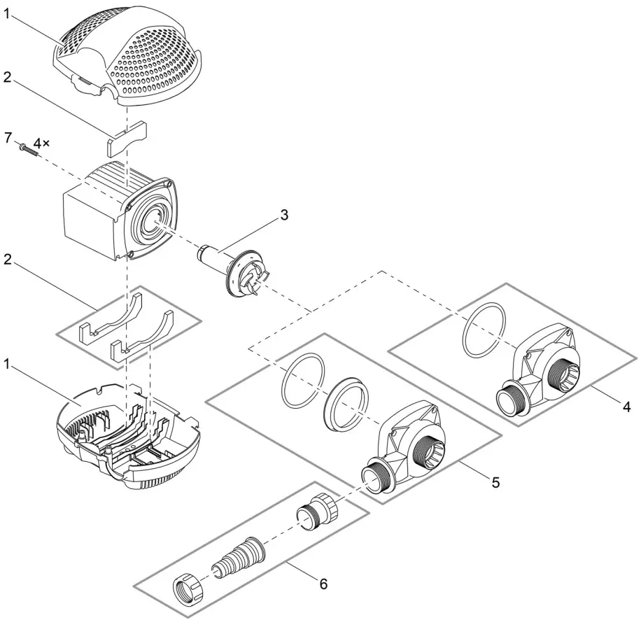 Oase 5000 AquaMax Eco Dual Intake Pumps - Figure 2