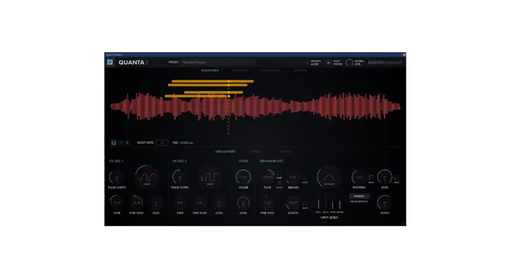 Audio Damage Quanta Granular Synthesizer User Guide
