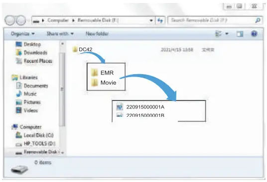 Managing videos by Micro-SD card reader