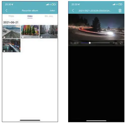 Managing videos in Wi-Fi Continued