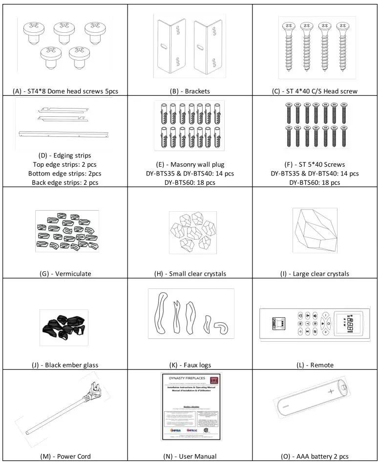 DYNASTY-DY-BTS60-3-Sided-Smart-Electric-Fireplace-FIG 3
