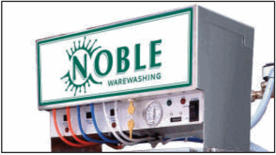 NOBLE I E SERIES I HH Low Temperature Tall Door Type Dishwasher - Machine