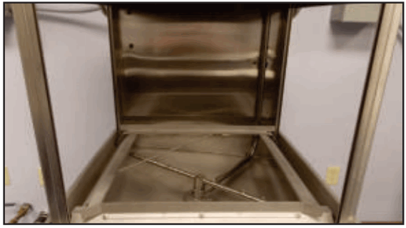 NOBLE I E SERIES I HH Low Temperature Tall Door Type Dishwasher - Rack of Ware