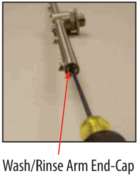 NOBLE I E SERIES I HH Low Temperature Tall Door Type Dishwasher - Rinse Arm End