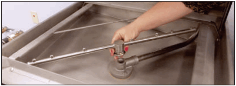 NOBLE I E SERIES I HH Low Temperature Tall Door Type Dishwasher - Rinse Arms