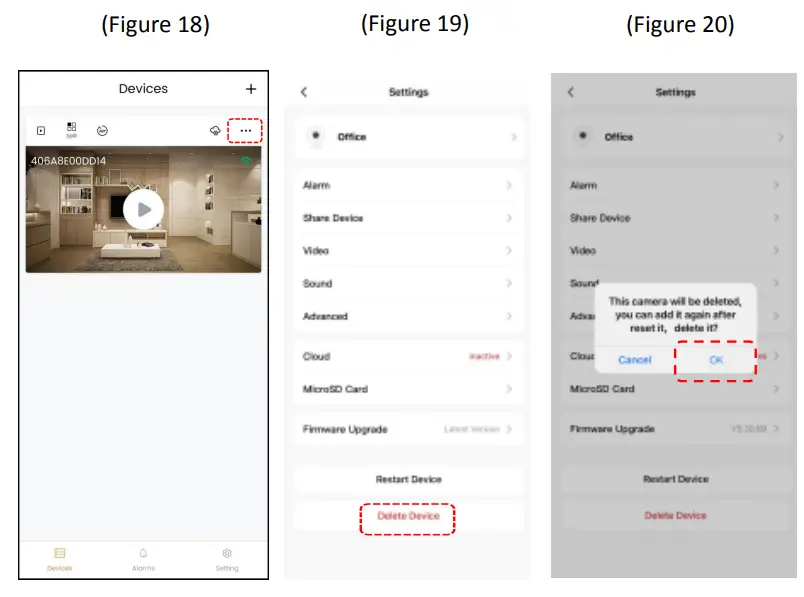 CAMCAMP 10X Hybrid Zoom PTZ Camera -Device unbinding