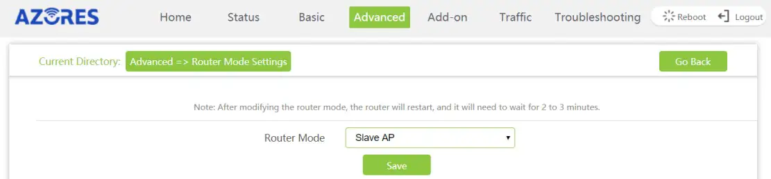 AZORES AX1500 WiFi-6 Wireless - Fig 17