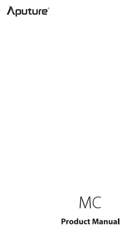 Aputure MC RGBWW LED Light User Manual