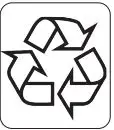 DOMO DO235SW Floor Cleaner Instruction Manual - Recycle icon