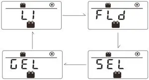 FIG 11 Setting Battery Mode