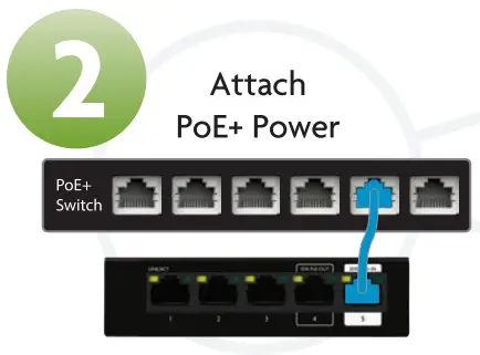LUXUL SW-100-05PD PoE+ Powered 5 Port Gigabit -2