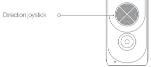 FIMI PALM 2 4K Action Gimbal Camera - direction joystick