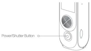 FIMI PALM 2 4K Action Gimbal Camera - power button