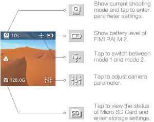 FIMI PALM 2 4K Action Gimbal Camera - preview page