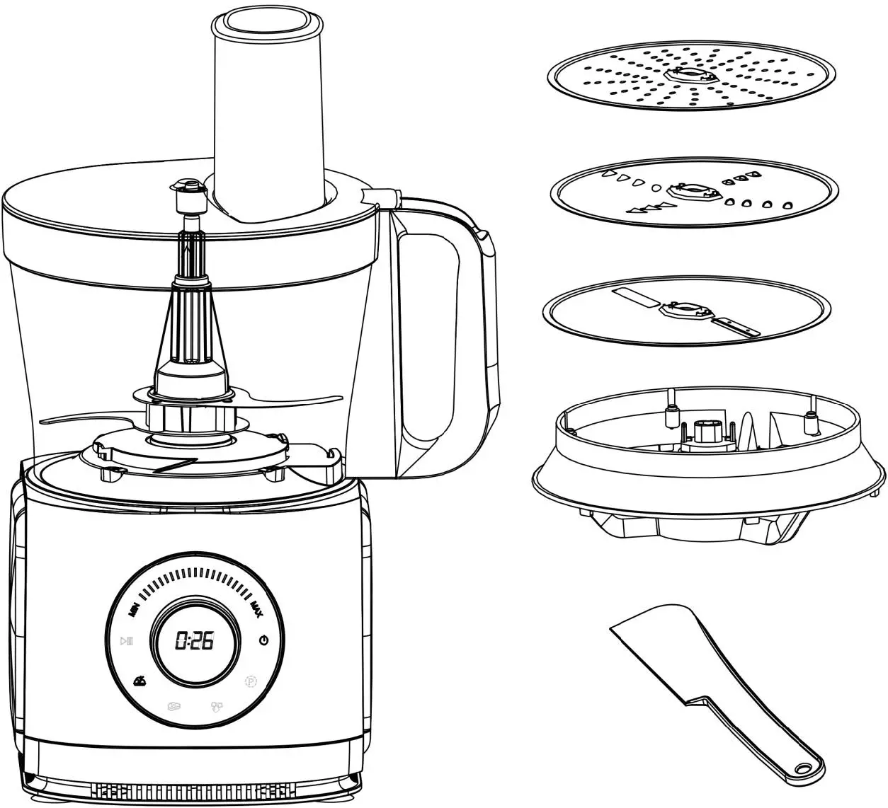 Magiccos Fp416a Digital Food Processor Instruction Manual Magiccos Fp416a Digital Food Processor Instruction Manual