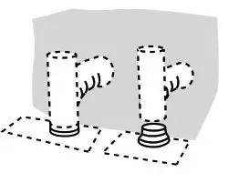 Midea 330461 330491 Glass Canopy Rangehood 60cm - DUCTED VERSION AIR EXHAUST SYSTEM