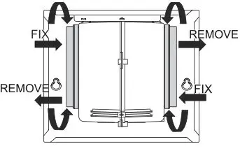 Midea 330461 330491 Glass Canopy Rangehood 60cm - REPLACING THE ACTIVATED CHARCOAL FILTER