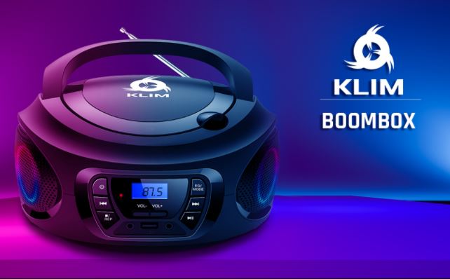 Klim K82b Boombox Portable Audio System User Manual