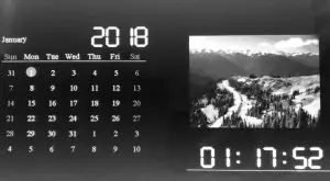 KODAK RDPF 802W Digital Photo Frame - Calendar