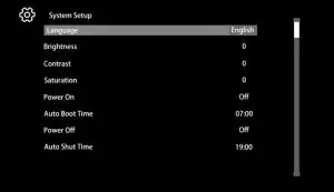 KODAK RDPF 802W Digital Photo Frame - Language