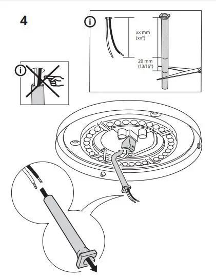 IKEA NAVLINGE 29cm LED Ceiling Lamp fig5