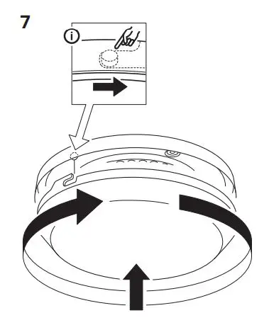 IKEA NAVLINGE 29cm LED Ceiling Lamp fig8