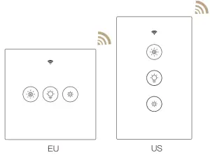 tuya WS EU CW WiFi RF Dimmer Switch