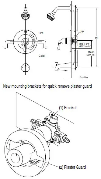 Pressure Balance Tub and Shower