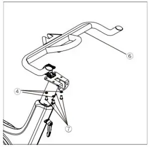 YESOUL YS003 Smart Cycling Bike - Handle 1