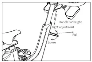 YESOUL YS003 Smart Cycling Bike - Height