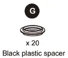 plastic spacer