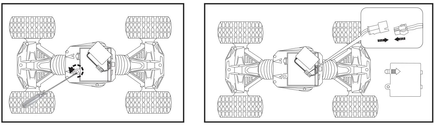 Rebel ZAB0116 Remote Control Toys Car - VEHICLE BATTERY