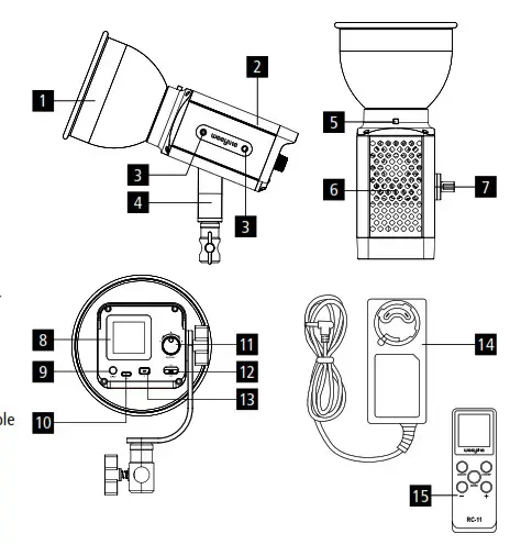 weeylite ninja 200 Professional Continuous LED Light- Overview