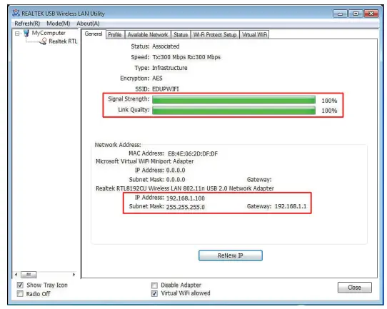 Shenzhen Edup Electronics Technology EP AC1686 USB Wireless Adapter - SETUP 7