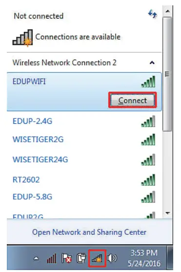 Shenzhen Edup Electronics Technology EP AC1686 USB Wireless Adapter - SETUP 9