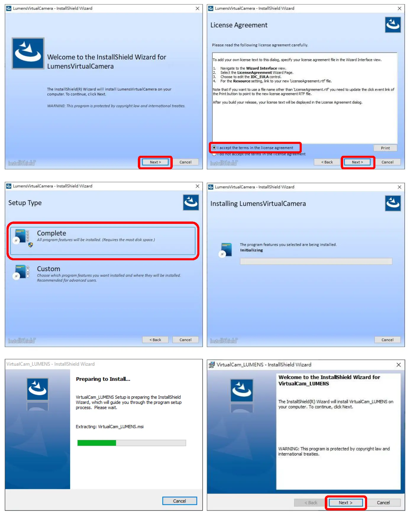 Install with Windows 10