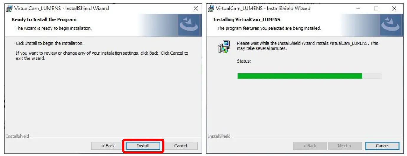 Install with Windows 10