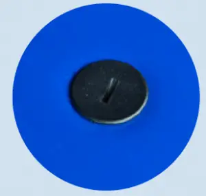 a close up of a blue background