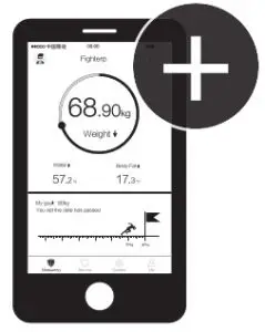 bodisure BBC100-BK- WH Smart Body Composition Scale - To manually