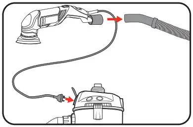 OZito VWD 1235PTO Wet and Dry Vacuum with Power Take Off 1250W 20L - Power Take Off Mode
